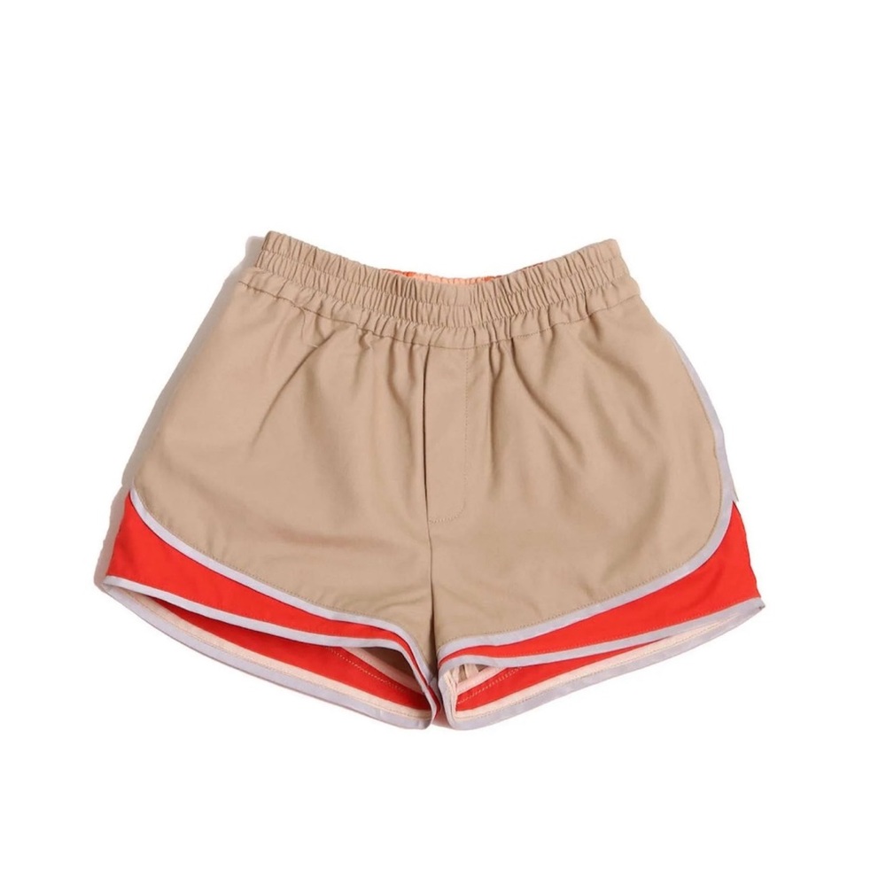 Stylish Kids Tan and Red Shorts
